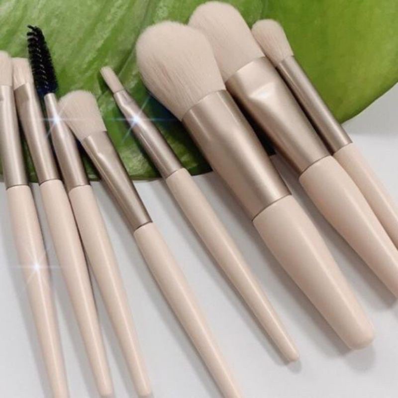 Bộ Cọ Trang Điểm ❤𝑭𝒓𝒆𝒆𝒔𝒉𝒊𝒑❤8 Cây Vintage Siêu Cute Trong Túi Zip