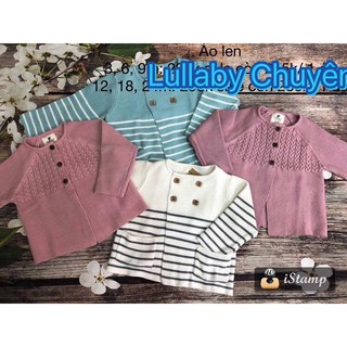 Áo len 100% sợi cotton Lullaby 3m- 24m: 290k/ cái