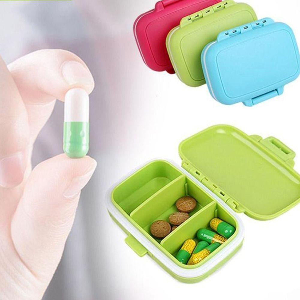 Hộp Đựng Thuốc Mini 3 Ngăn Tiện Dụng