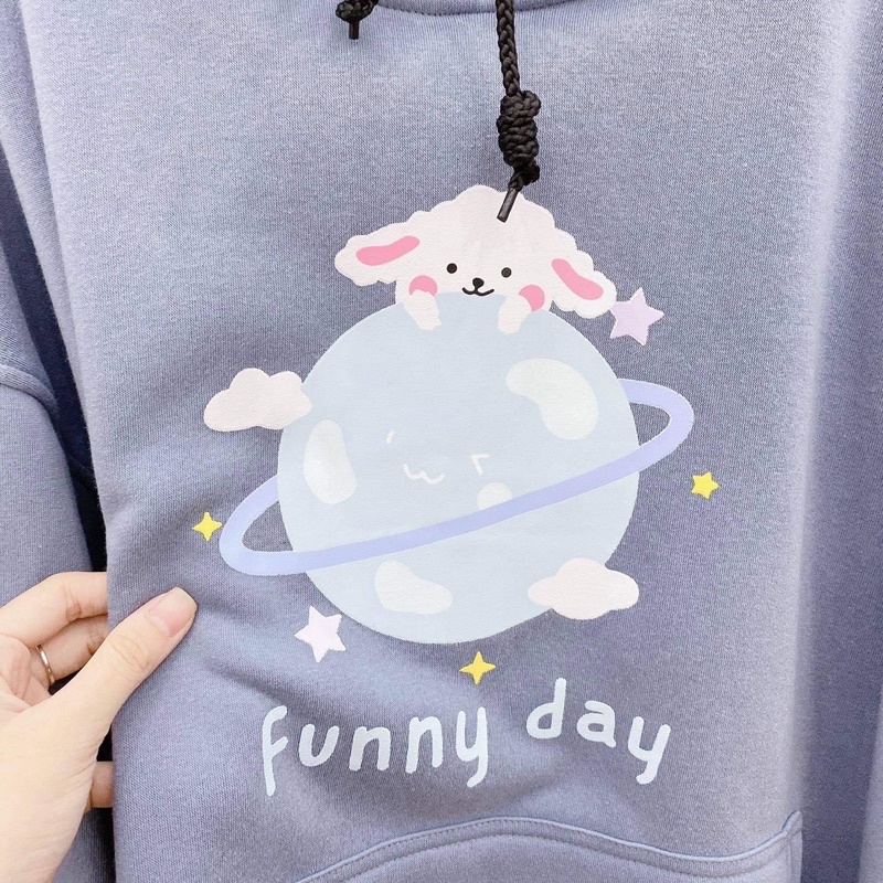 Áo Hoodie Nỉ Lót Bông FUNNY Unisex | BigBuy360 - bigbuy360.vn