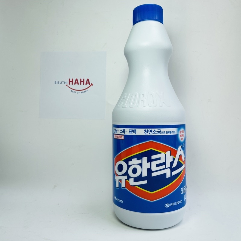 [DATE MỚI] Nước tẩy rửa đa năng Hàn Quốc CLOROX YUHAN 1l 유한락스(레귤러) 1리터