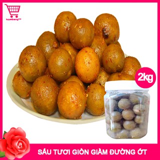Combo 2 kg-4 hộp 500gr ô mai sấu bao tử giòn chua cay 500g