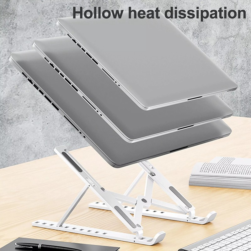 Giá Đỡ Laptop - Giá Kê Laptop Macbook Bằng Nhôm Điều Chỉnh Độ Cao, Màu Sắc Sang Trọng Có Thể Gấp Gọn Laptop Stand