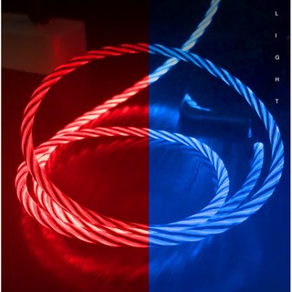 Cáp sạc led các loại ( Lightning, type C, Micro Usb)