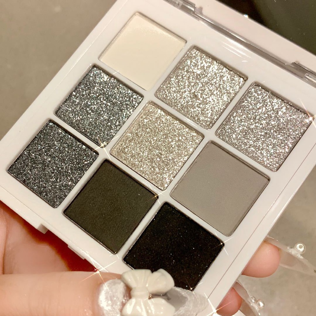 NEW COLOR~ Bảng Phấn Mắt Trang Điểm Màu Khói Phong Cách Punk