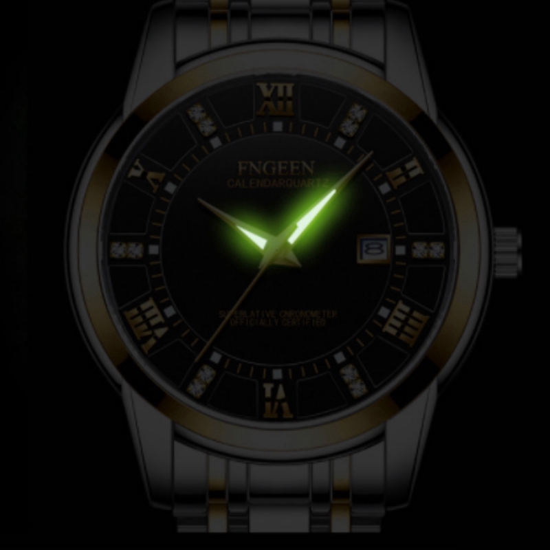 Đồng Hồ FNGEEN 2081 Thiết Kế Máy Quartz Cho Nam