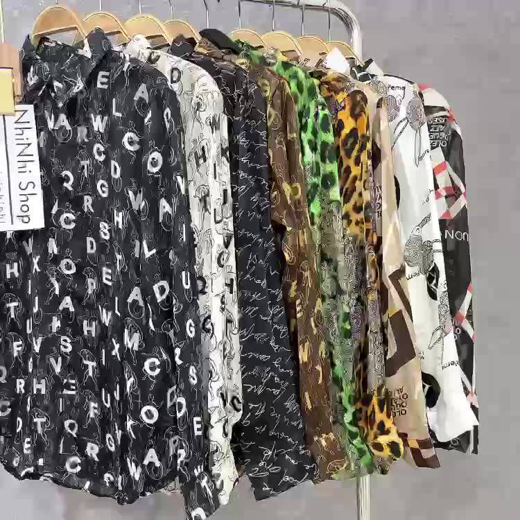 Áo sơ mi von tơ lụa siêu đẹp, Áo sơ mi form rộng SM1512 - NhiNhi Shop | BigBuy360 - bigbuy360.vn