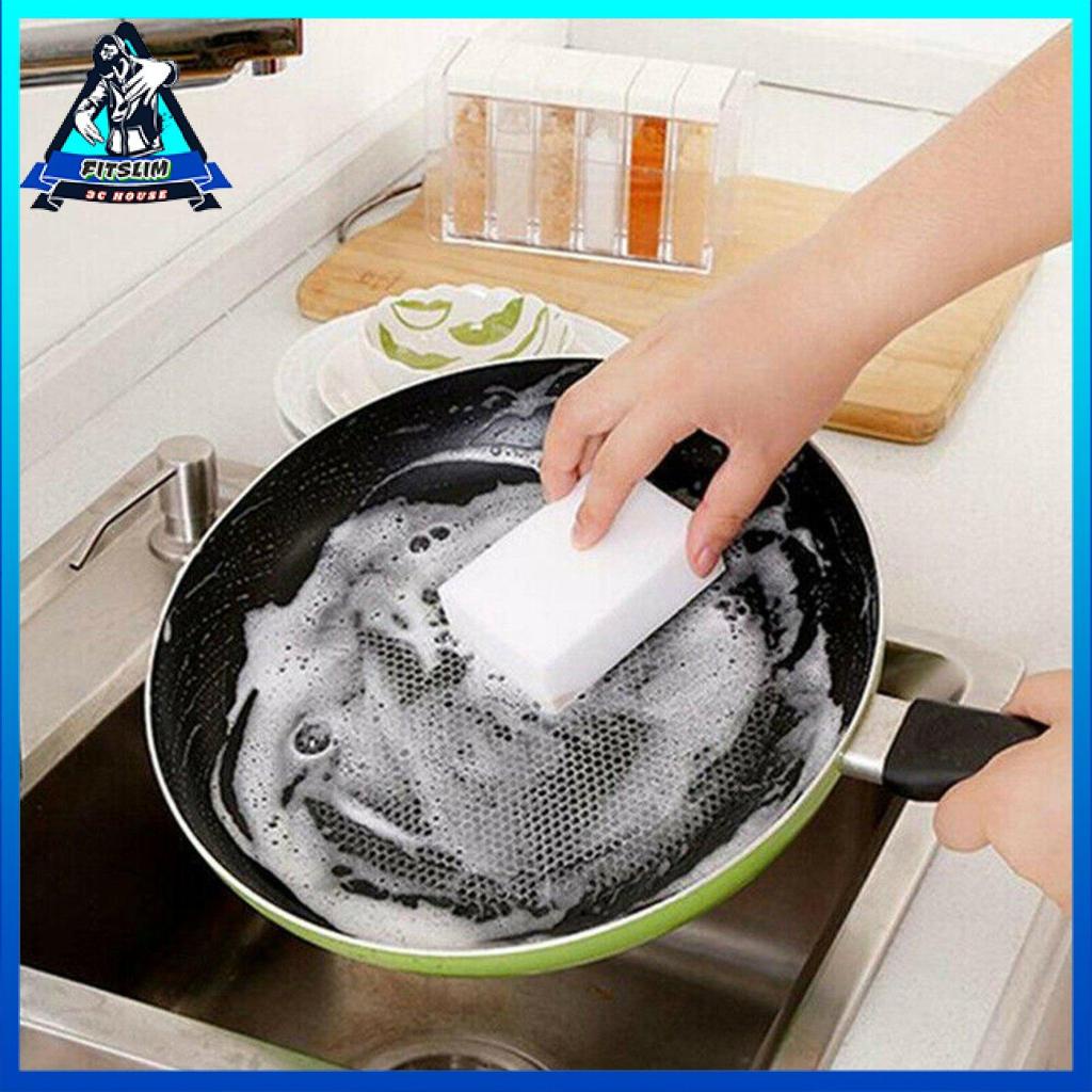 Set 50 khối xốp vệ sinh nhà bếp/xe hơi/chén dĩa thần kỳ tiện lợi chất lượng cao