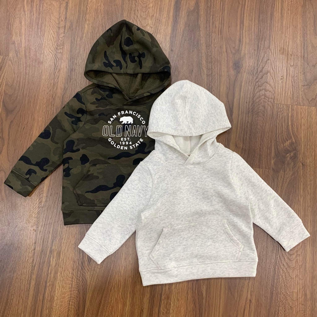 Áo hoodi bé trai có mũ hàng onavy size 12m-5y