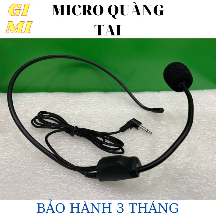 Micro có dây quàng tai dùng cho máy trợ giảng