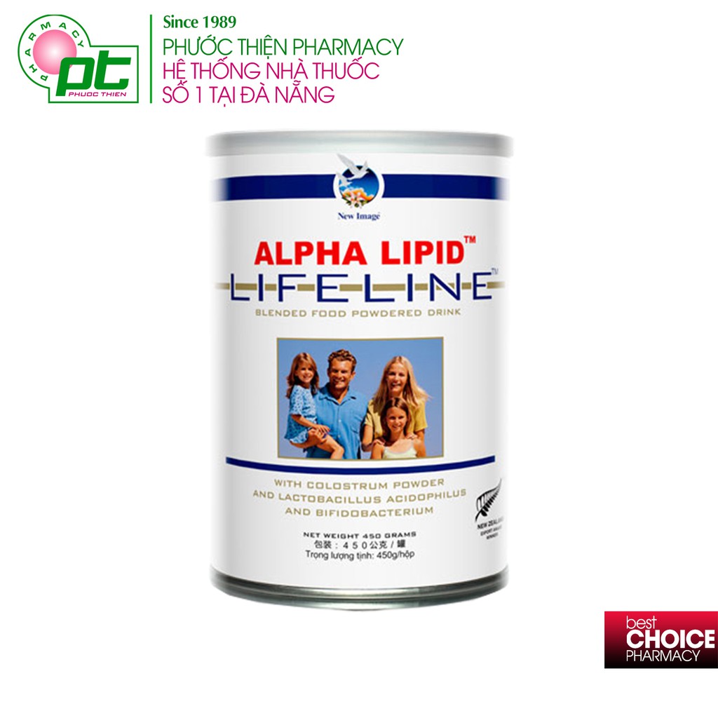 [Mã 254FMCGSALE giảm 8% đơn 500K] Sữa Non Alpha Lipid Lifeline Chính Hãng New Zealand Lon 450g