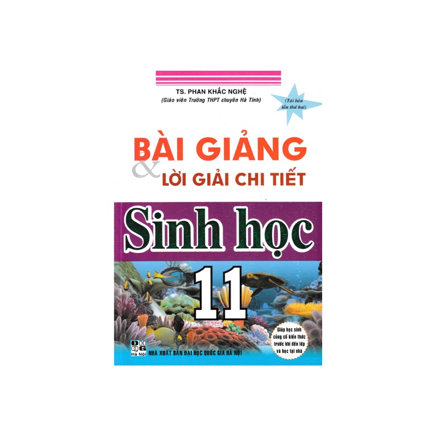 Sách - Bài Giảng Và Lời Giải Chi Tiết Sinh Học 11