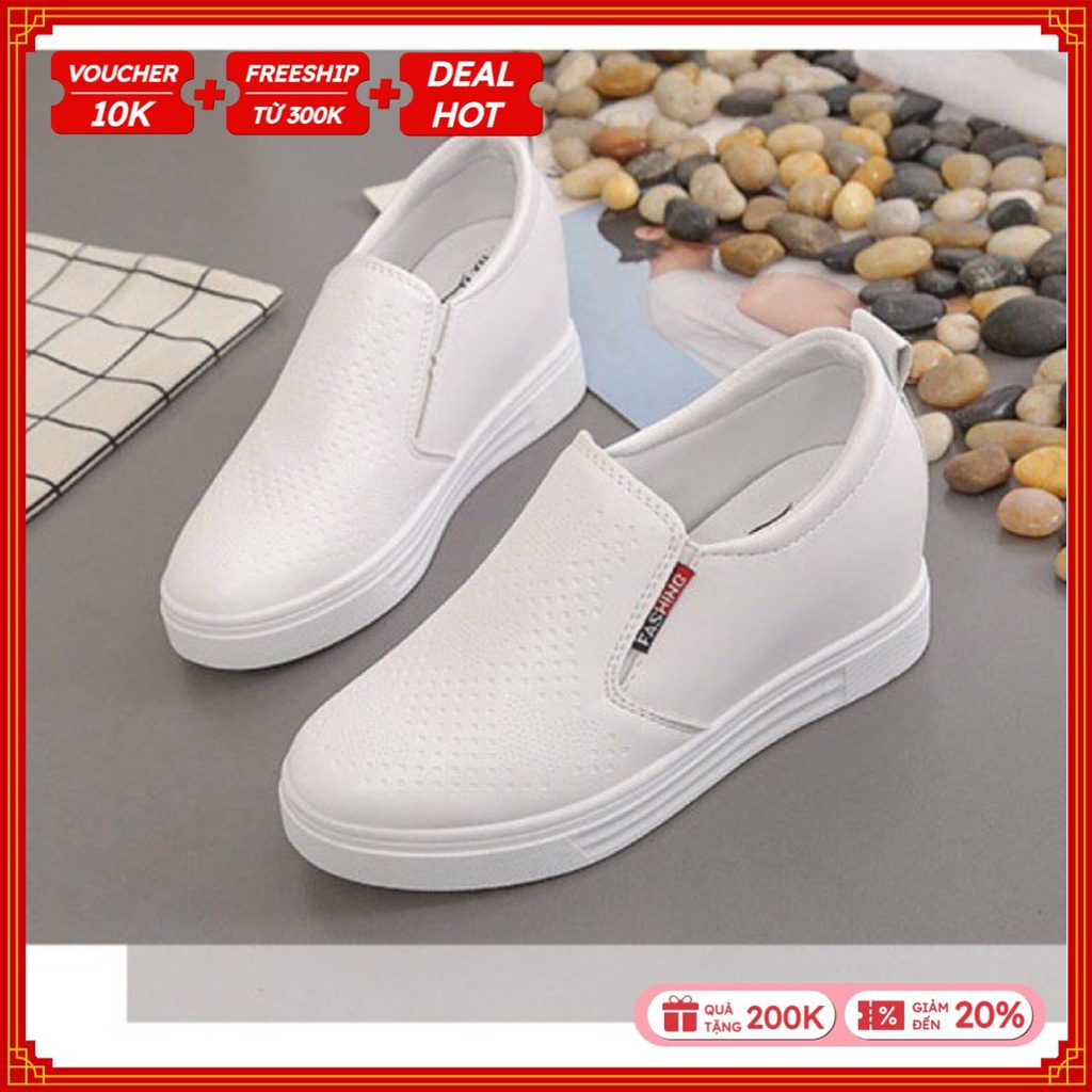 Giày nữ độn đế 6cm H24aa