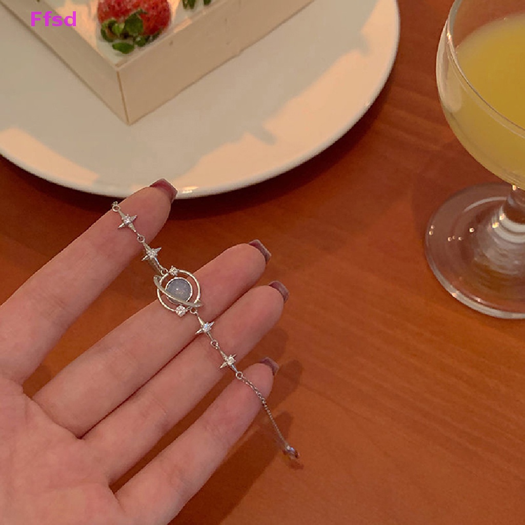 {Ffsd} Vòng Tay Đính Đá Zircon Thanh Lịch Phong Cách Hàn Quốc Cho Nữ Giới