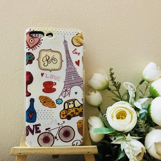 Ốp lưng Iphone dẻo Paris nền trắng