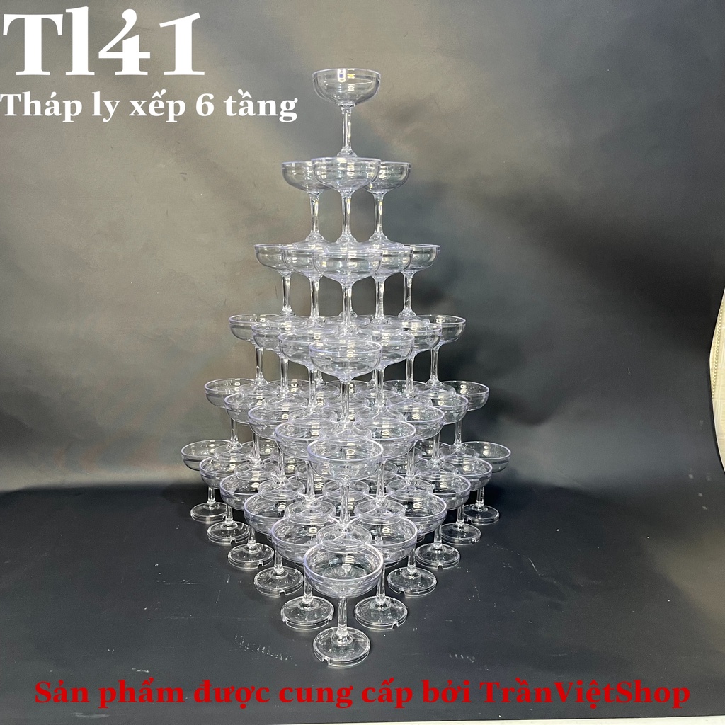 Tháp Ly xếp 6 Tầng