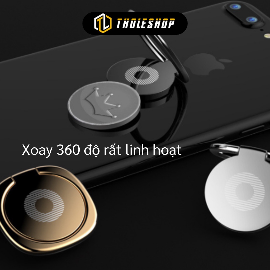 Nhẫn Điện Thoại - Giá Đỡ Điện Thoại Cầm Tay Nam Châm, Xoay 360, Gấp Gọn 6751