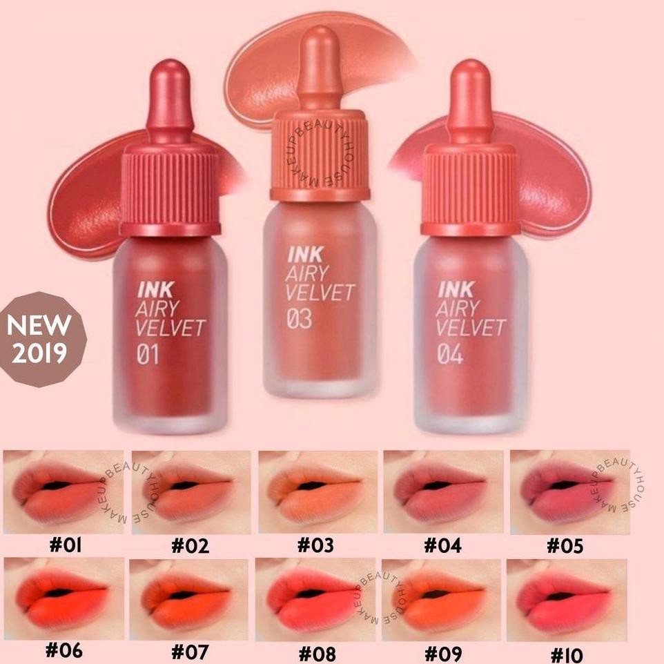 (hàng Mới Về) Son Môi Peripera Airy Ink Velvet Chất Lượng Cao | BigBuy360 - bigbuy360.vn
