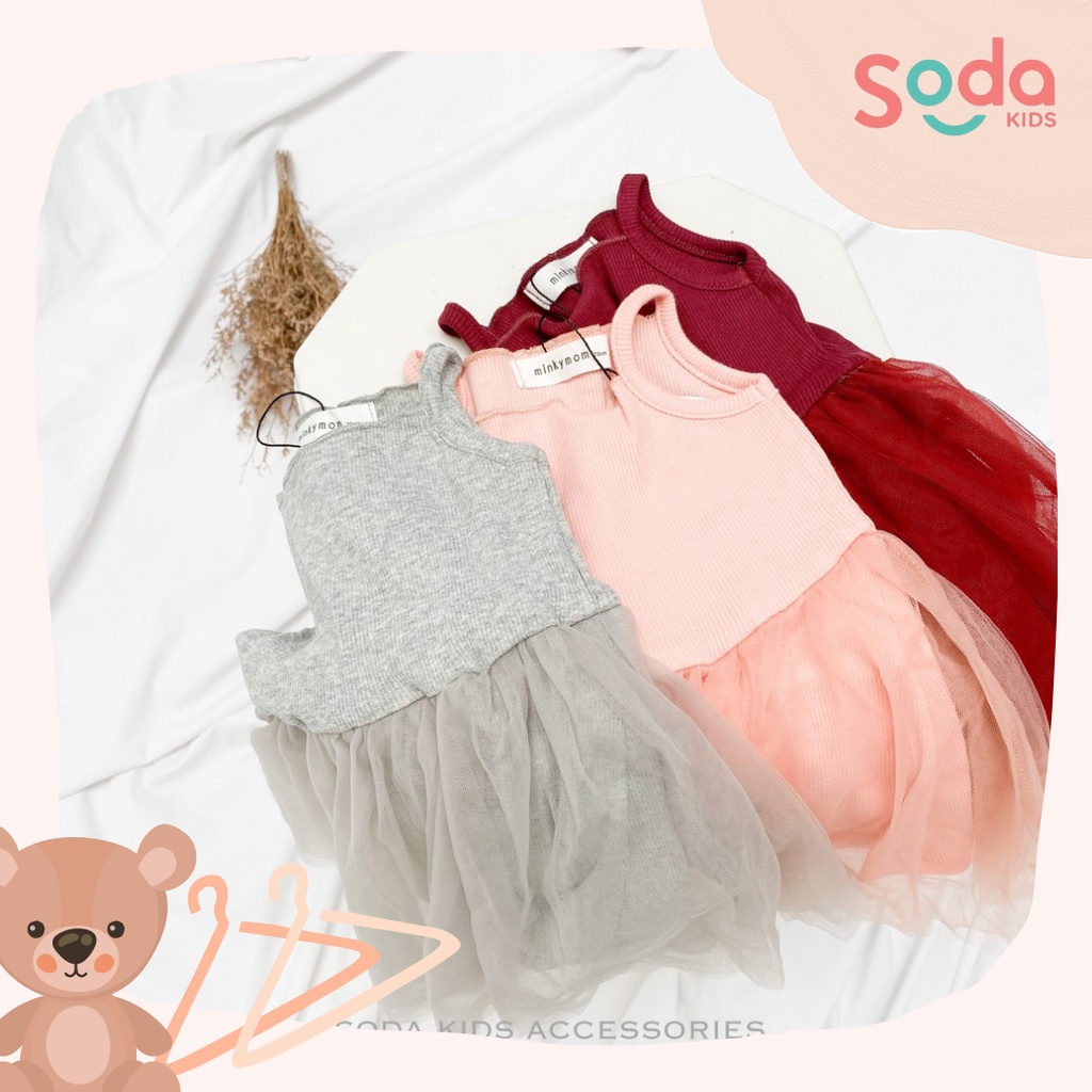 Váy thun hai dây Minky Mom (Ảnh thật)