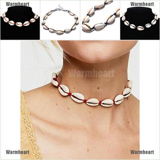 Warmheart Bohemian Sea Shell Conch Pendant Necklace Collar Choker Beach Charm Jewelry