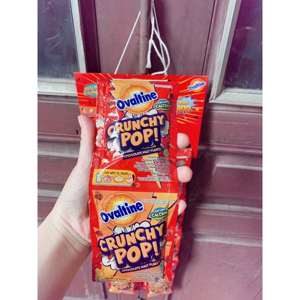 combo 30 gói kẹo rắc chocolate ovaltine crunchy pop 8G