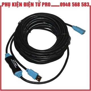 Dây nối dài usb 20m có ic khuếch đại tín hiệu viki - dây nối dài usb 20m mt- viki