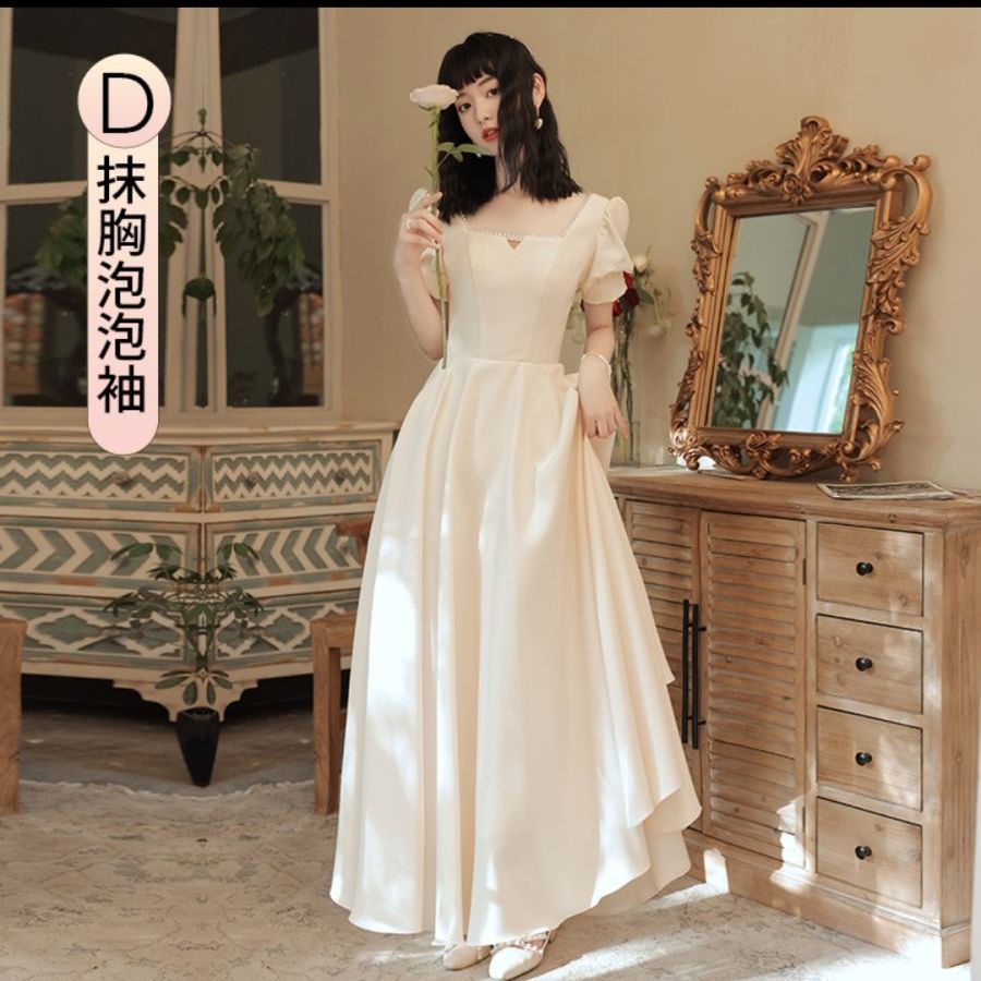 Đầm phù dâu màu sắc tươi sáng thời trang thanh lịch dành cho nữ