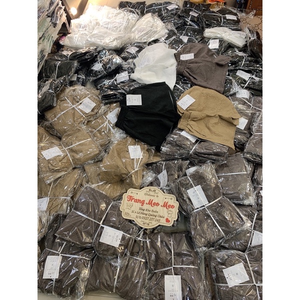 Quần Sooc Phồng Xốp Hoa Dập Nổi 3D, Quần Đùi Nữ Cạp Chun Phồng Xốp 4 Màu Đủ Size | BigBuy360 - bigbuy360.vn