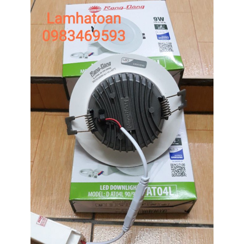 Đèn Led âm trần Downlight 90/9W D AT04L Rạng Đông