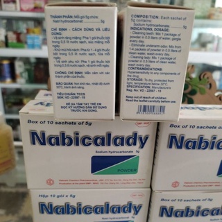 Bột vệ sinh Nabicalady hộp 10 gói