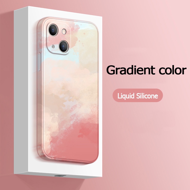 Ốp điện thoại silicon mềm nhiều màu sắc bảo vệ ống kính cho iphone 13 Pro Max 13 Pro Phone