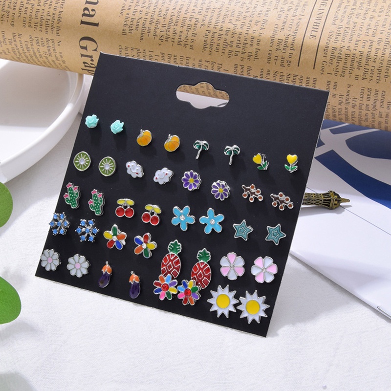 20 Đôi Bông Tai Nhiều Hình Dạng Không Gây Dị Ứng