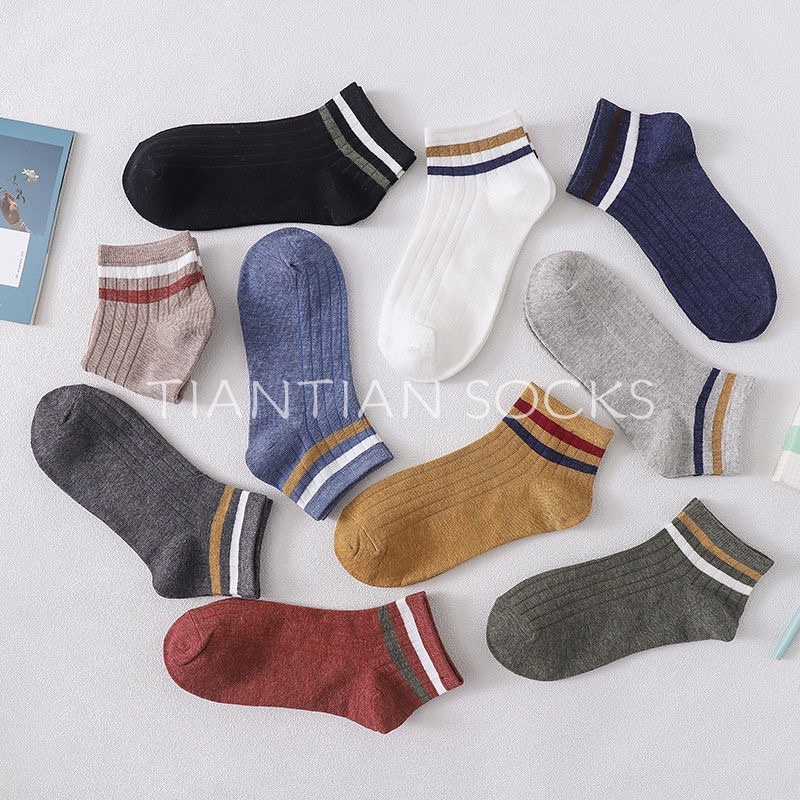 Vớ tất nữ cổ ngắn Cotton cổ thấp thời trang cho nữ nhiều màu