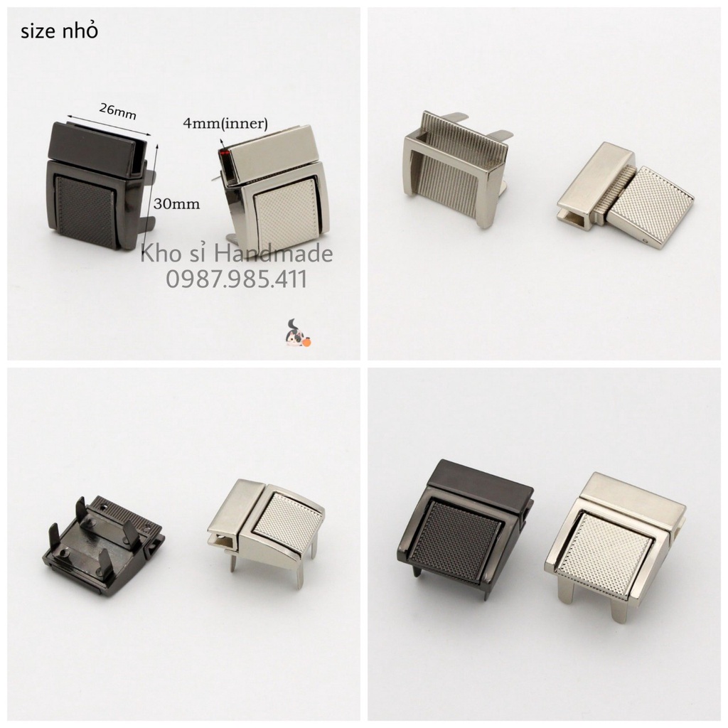Khóa Sập Vuông Caro Nhiều Size Loại Tốt