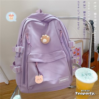 Cặp sách nữ đi học, balo ulzzang hàn quốc basic 2dkd kekemi.
