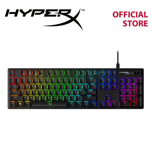 Bàn phím gaming HyperX Alloy Origins (HyperX Red/Aqua/Blue switch)- US Layout- Hàng Chính Hãng