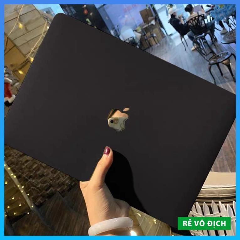 [Rẻ Vô Địch] Case Macbook, Ốp Macbook Màu Đen nhựa ABS cao cấp - Bảo vệ Macbook toàn diện (Tặng Nút Chống Bụi)