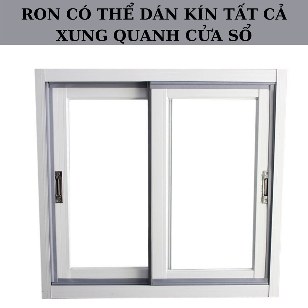 Ron gioăng chắn khe cửa, miếng dán chắn khe cửa ngăn nước, côn trùng, bụi bẩn, cách âm tốt.