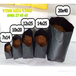 Túi Ươm Cây Giống | Bầu ươm cây miệng 7 x cao 14 1kg