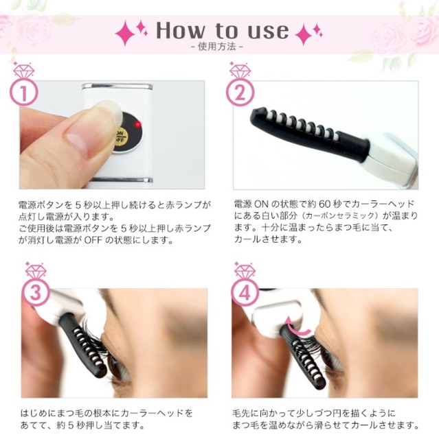 (Sẵn,nội địa Nhật)Máy uốn mi kẹp mi chuốt cong mi Mini Eyelash Curler ChrisBerry hàng nội địa Nhật Bản
