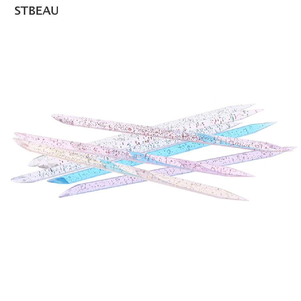 [Hàng mới về] Set 50 que gỗ hai đầu chăm sóc móng có thể tái sử dụng tiện dụng