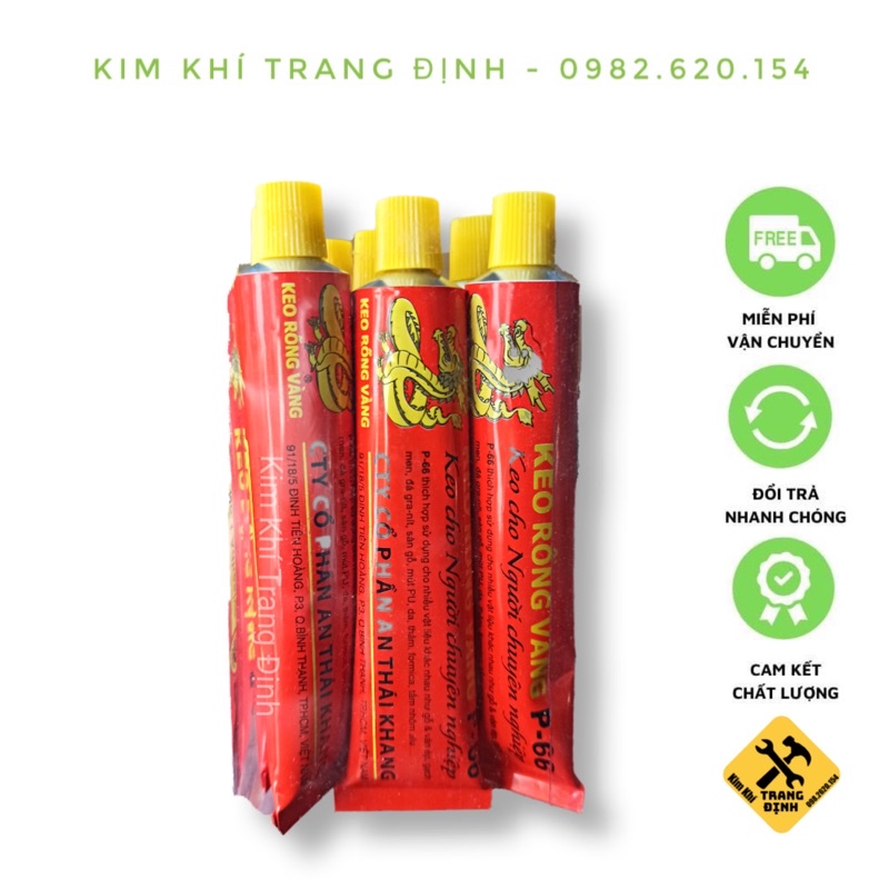 KEO RỒNG VÀNG P66 25g  Keo dán da