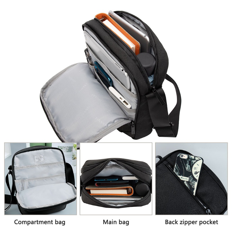 Túi Đeo Chéo Vai Bằng Nylon Chống Nước Dành Cho Nam