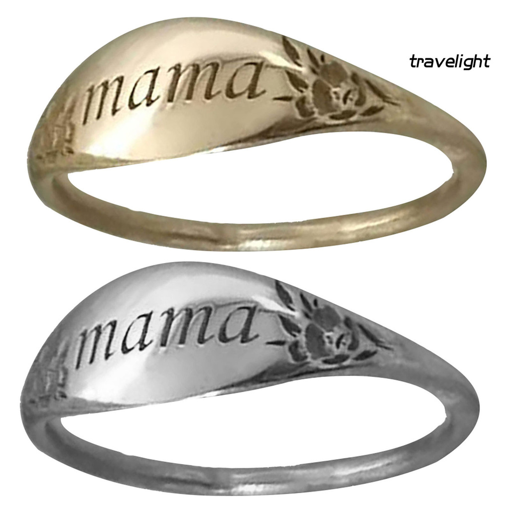 Nhẫn Khắc Chữ Mama Làm Quà Tặng k1
