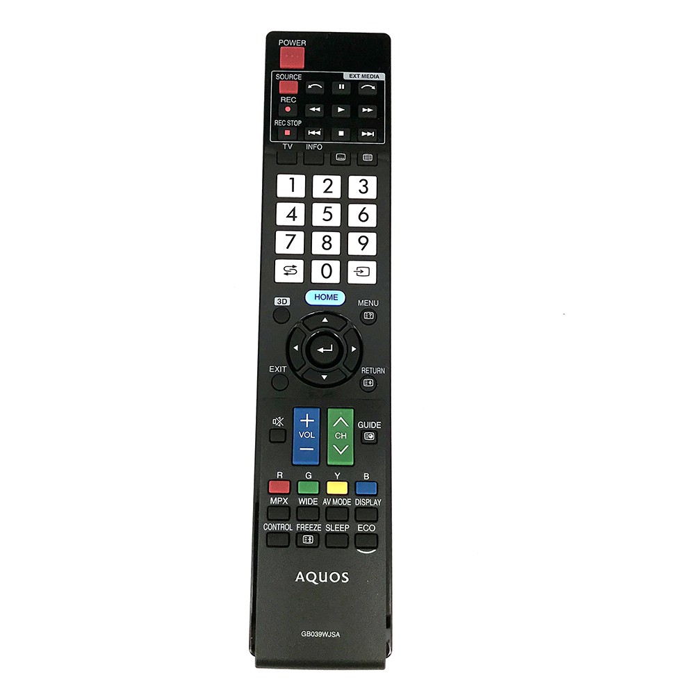 Bộ điều khiển từ xa GB039WJSA cho SHARP Aquos LCD HDTV TV LC46LE840X LC52LE840X LC60LE940X LC60LE950X Fernbedienung