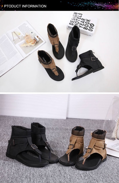 (Kèm ảnh thật) CÓ SẴN Sandal da nữ xỏ ngón độn đế 4cm sang chảnh