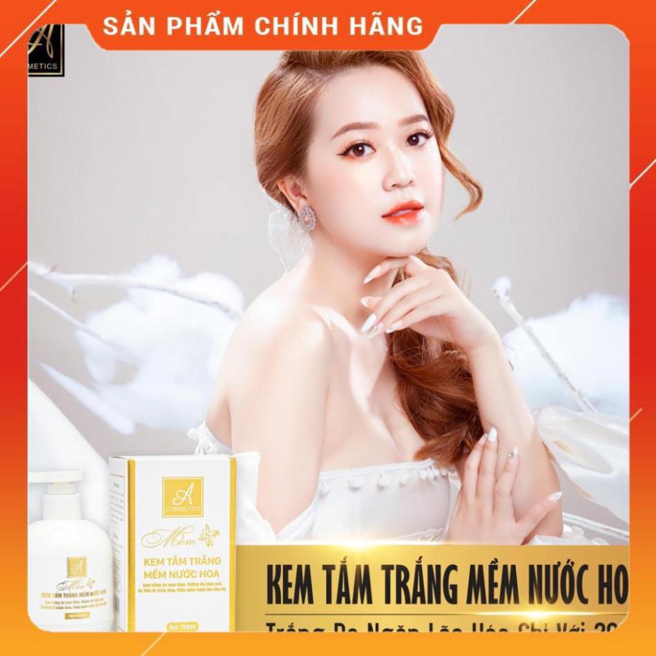 Kem Tắm Trắng Mềm nước hoa, 150ml,làm trắng da, dưỡng ẩm