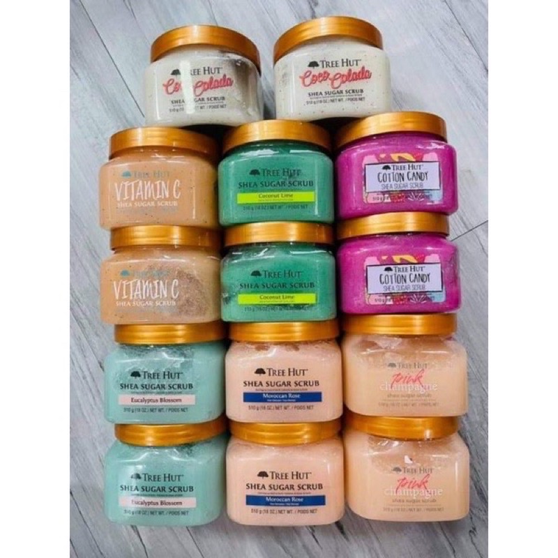 Tẩy tế bào chết Tree Hut shea suger scrub tẩy da chết body