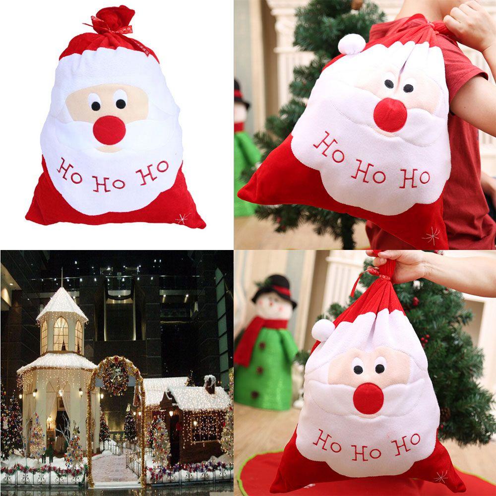 PINEVN Túi Đựng Quà Giáng Sinh Hình Ông Già Nô En