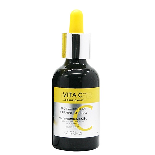 Tinh chất MISSHA VITA C PLUS làm săn chắc và sửa chữa khuyết điểm chăm sóc làn da 30ml